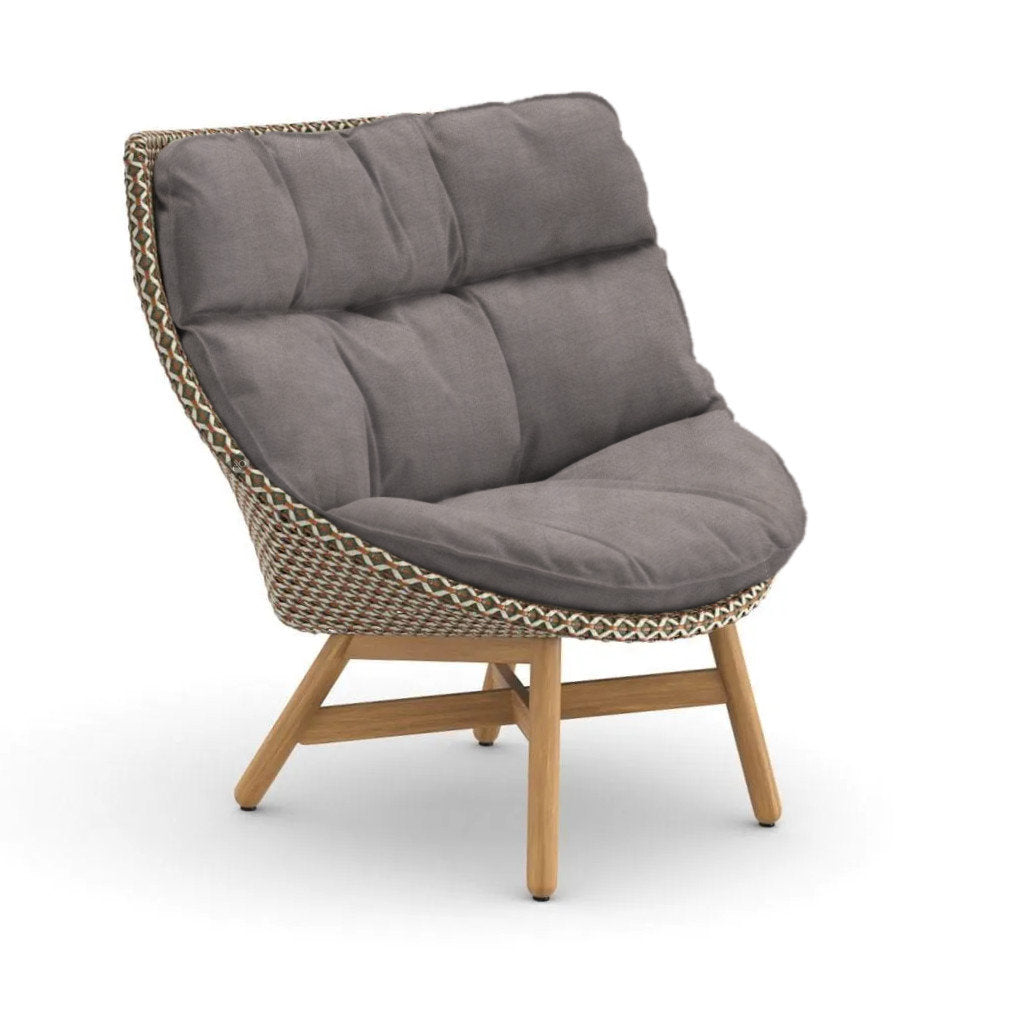 DEDON MBRACE Teak Hochlehner inkl. Gesamtauflage Dry Plus