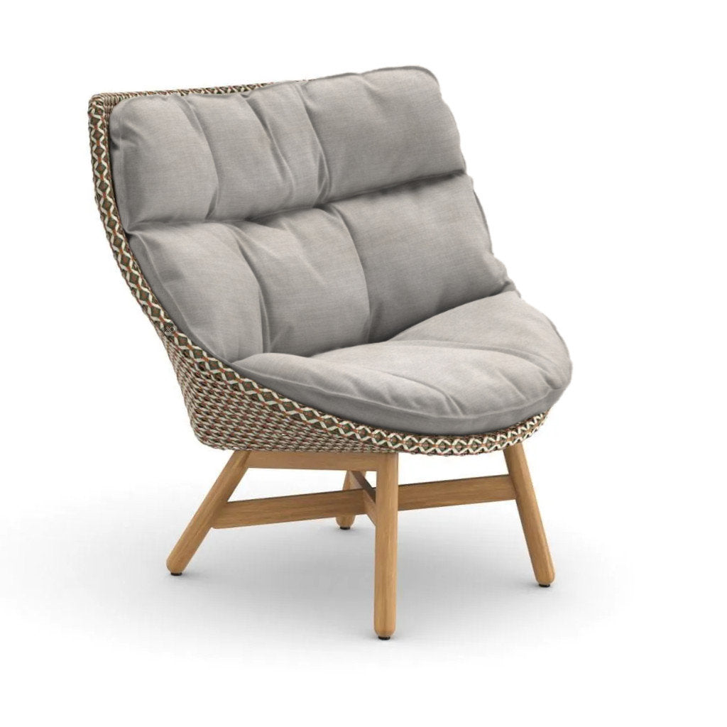 DEDON MBRACE Teak Hochlehner inkl. Gesamtauflage Dry Plus