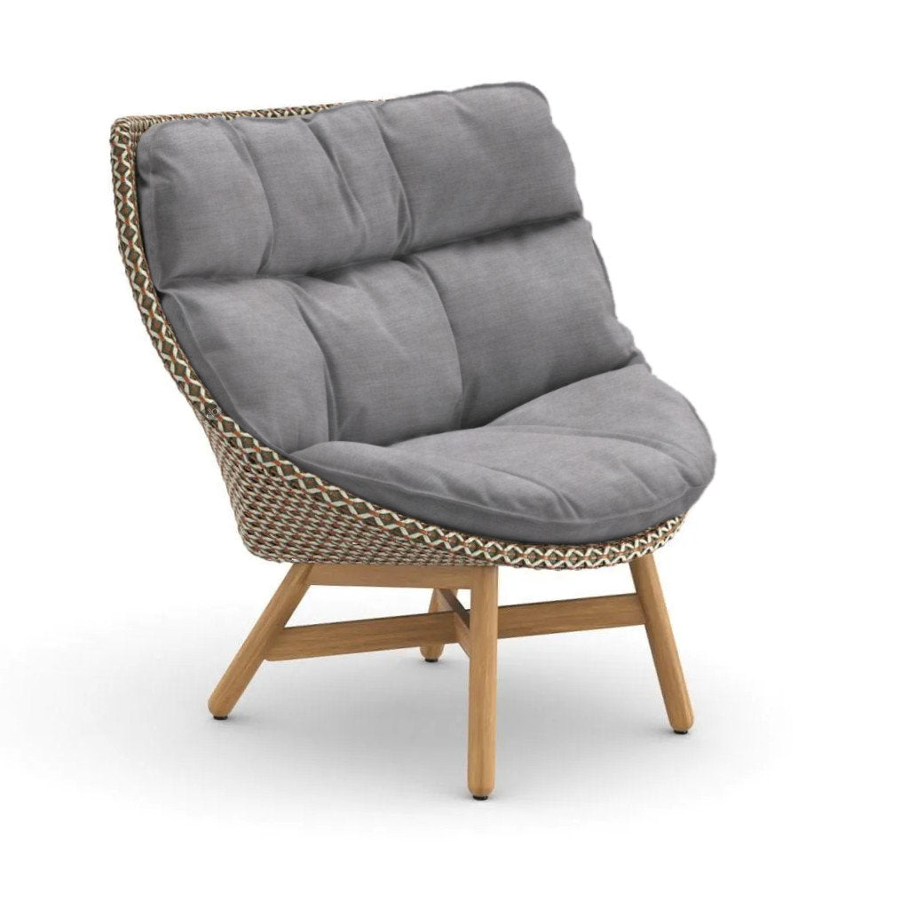 DEDON MBRACE Teak Hochlehner inkl. Gesamtauflage Dry Plus