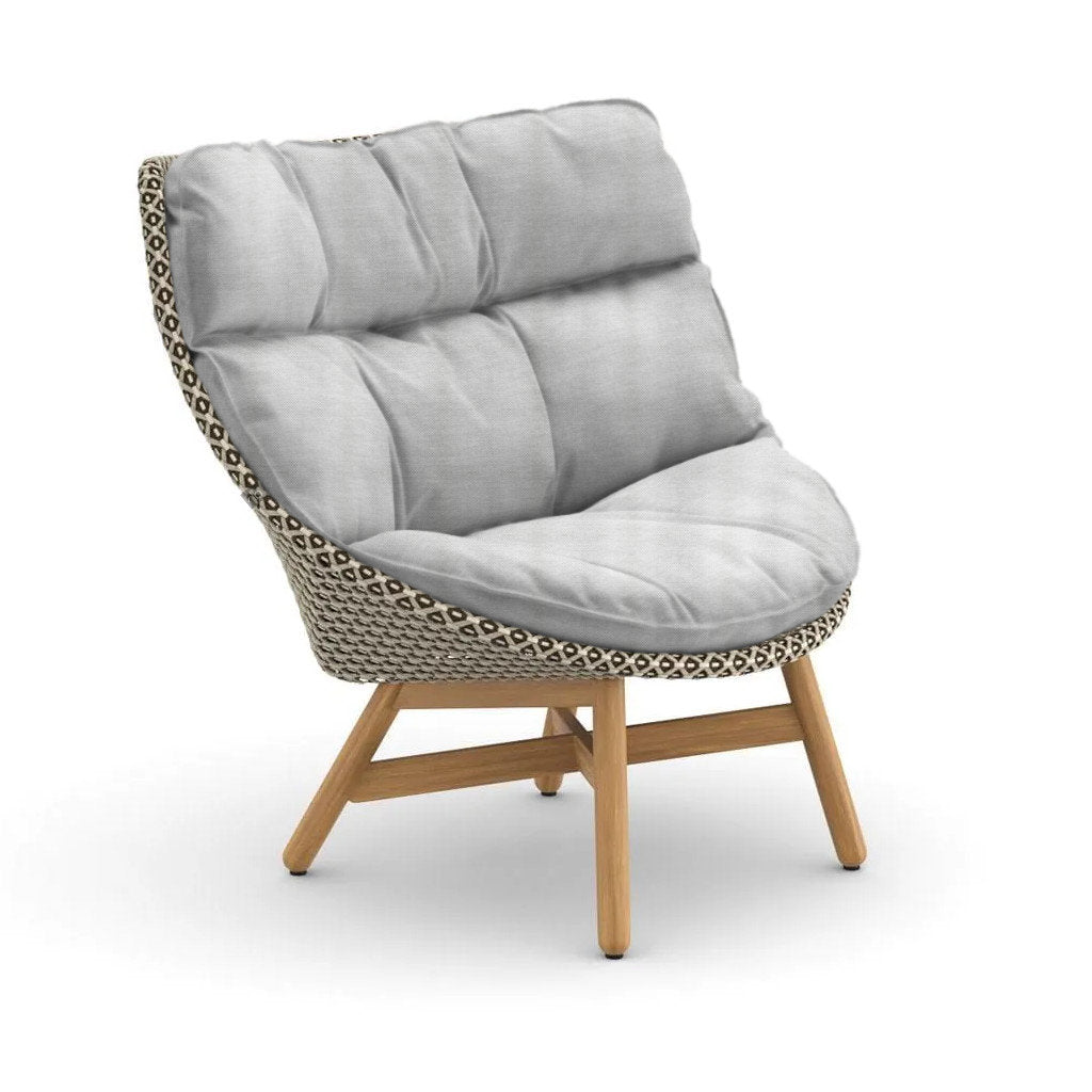 DEDON MBRACE Teak Hochlehner inkl. Gesamtauflage Dry Plus