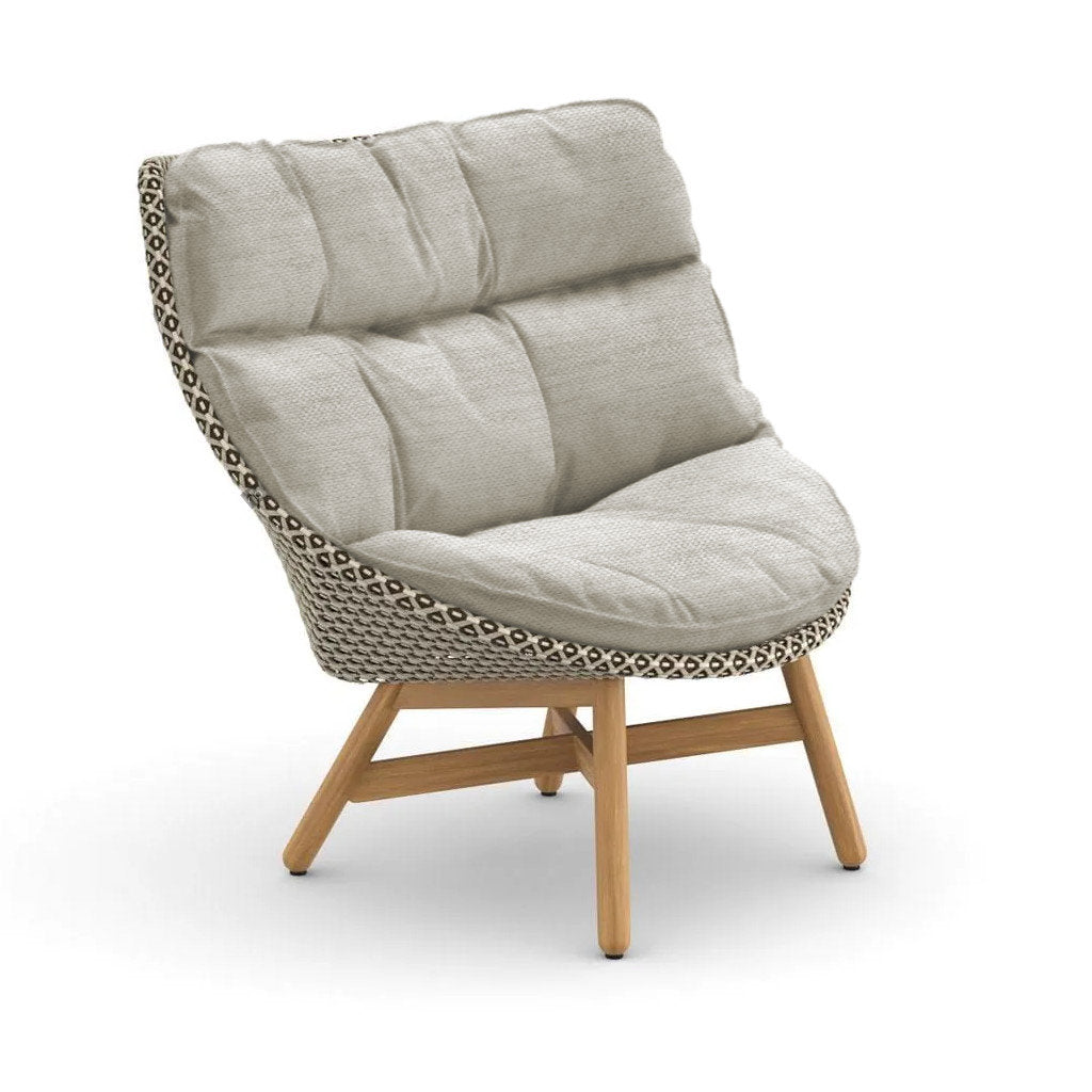 DEDON MBRACE Teak Hochlehner inkl. Gesamtauflage Dry Plus