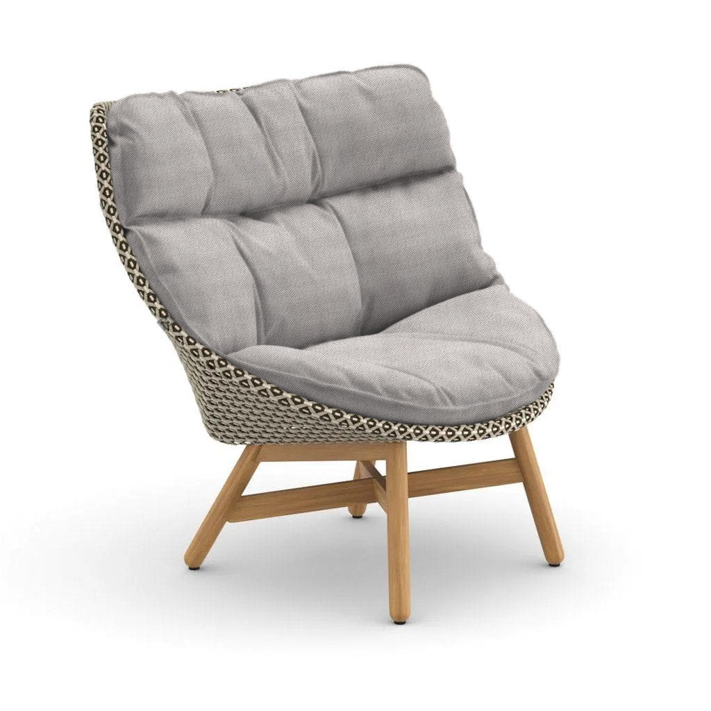 DEDON MBRACE Teak Hochlehner inkl. Gesamtauflage Dry Plus