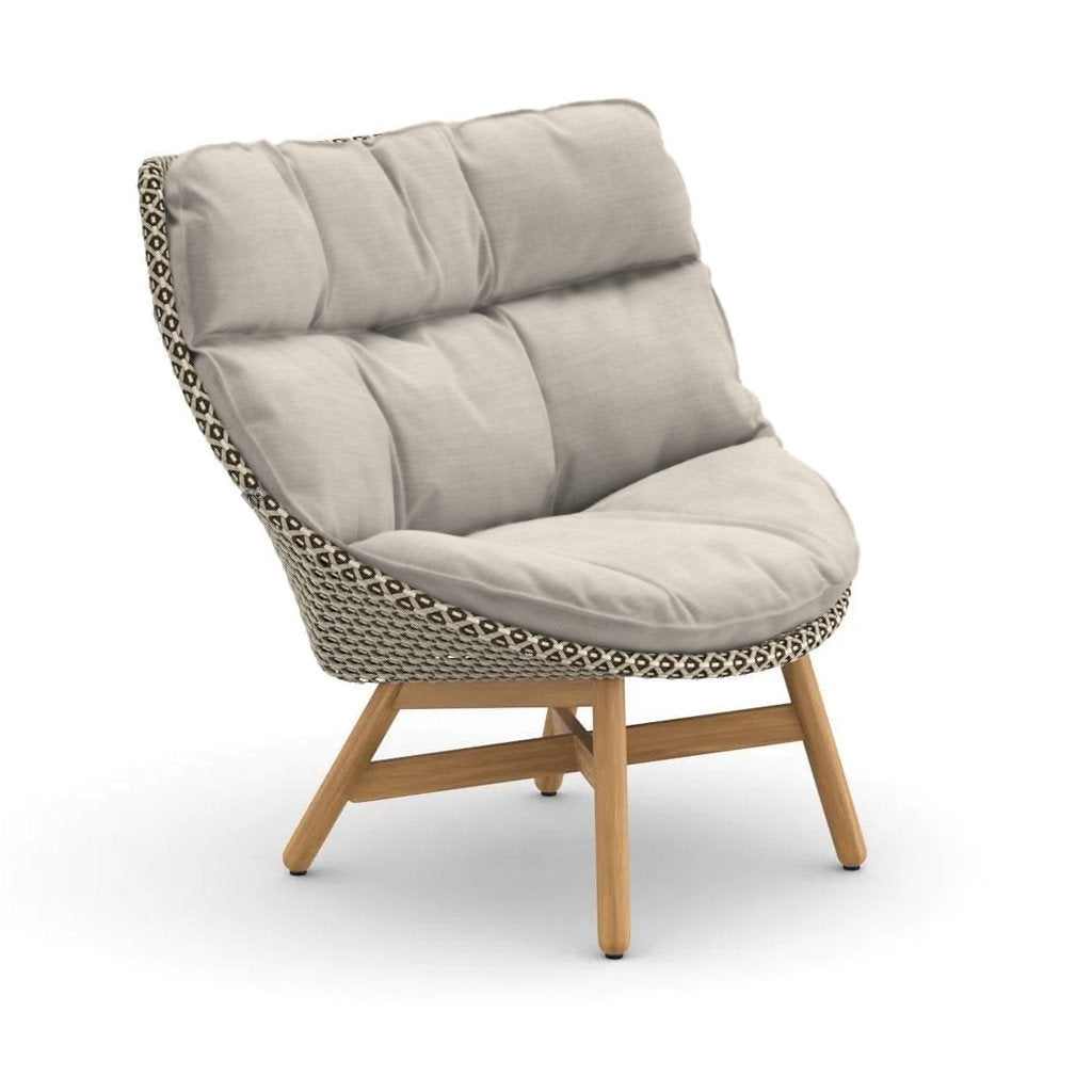 DEDON MBRACE Teak Hochlehner inkl. Gesamtauflage Dry Plus