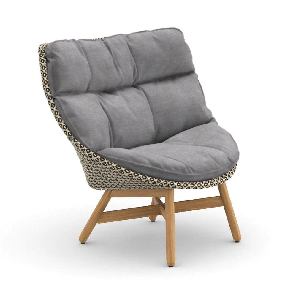 DEDON MBRACE Teak Hochlehner inkl. Gesamtauflage Dry Plus