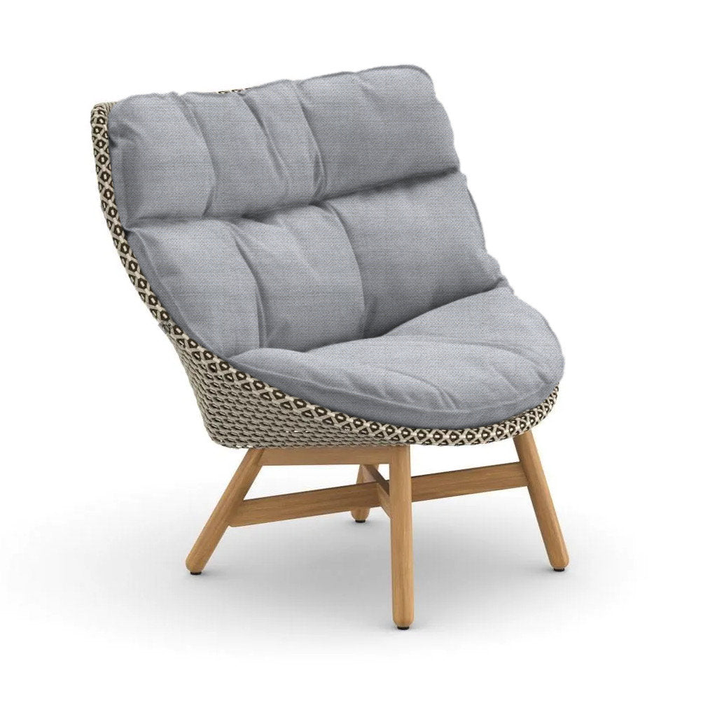 DEDON MBRACE Teak Hochlehner inkl. Gesamtauflage Dry Plus