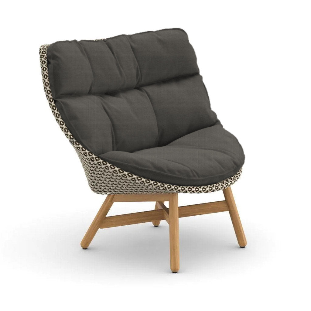 DEDON MBRACE Teak Hochlehner inkl. Gesamtauflage Dry Plus