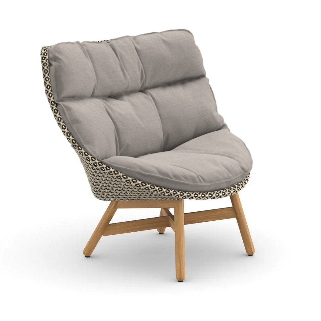 DEDON MBRACE Teak Hochlehner inkl. Gesamtauflage Dry Plus