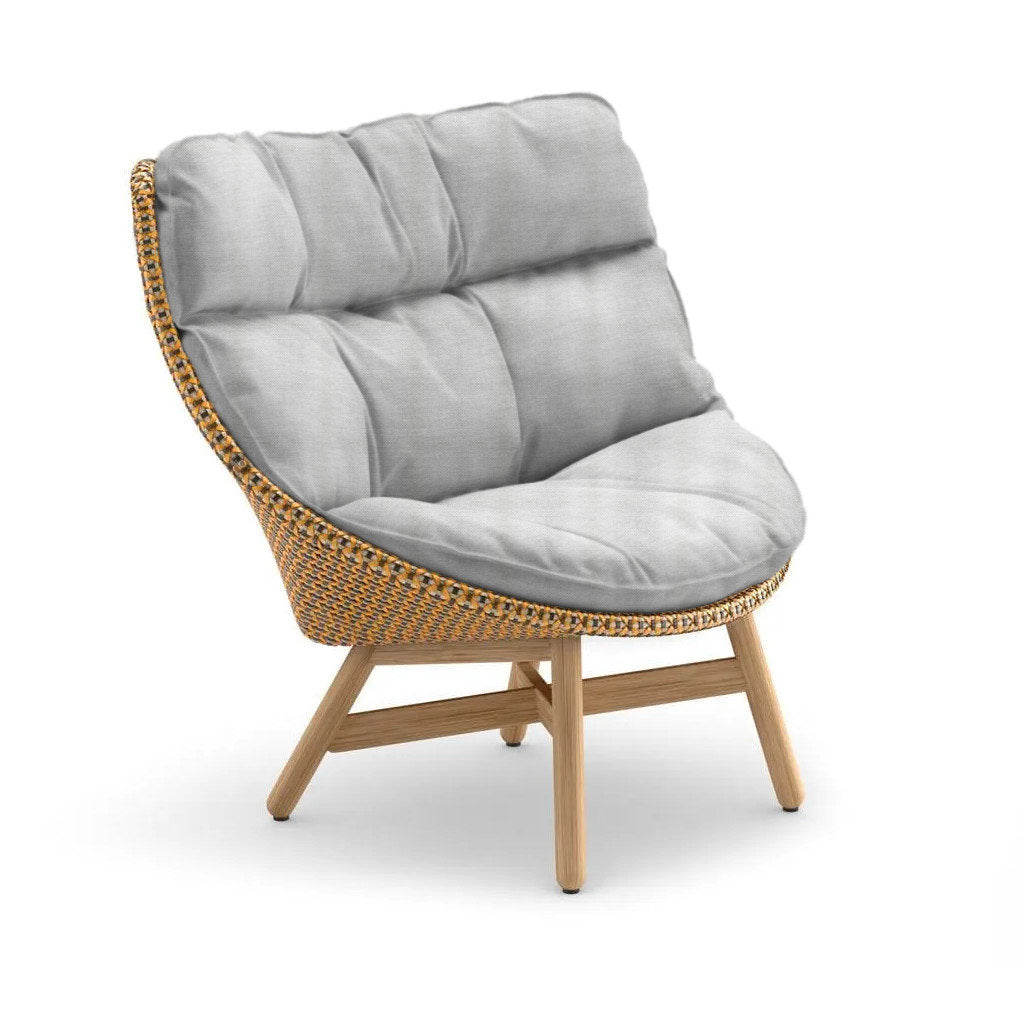 DEDON MBRACE Teak Hochlehner inkl. Gesamtauflage Dry Plus