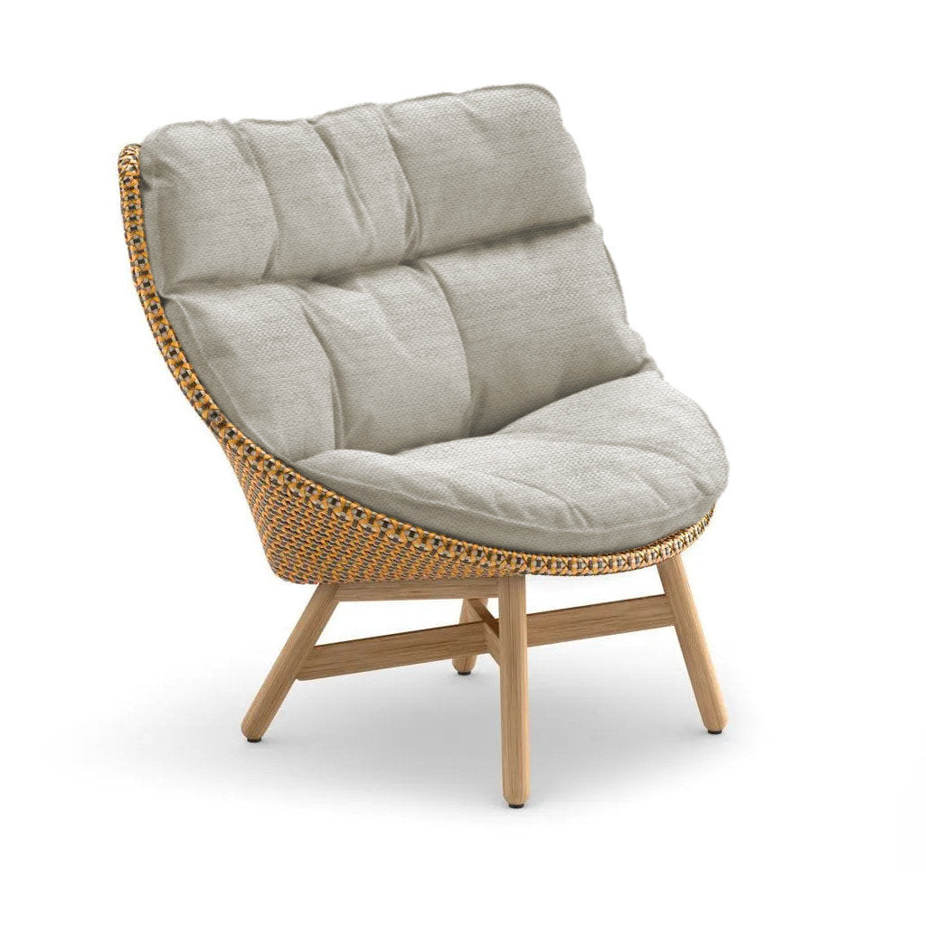 DEDON MBRACE Teak Hochlehner inkl. Gesamtauflage Dry Plus