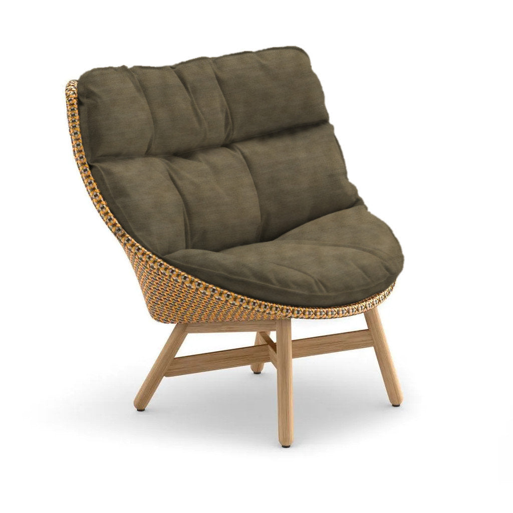 DEDON MBRACE Teak Hochlehner inkl. Gesamtauflage Dry Plus