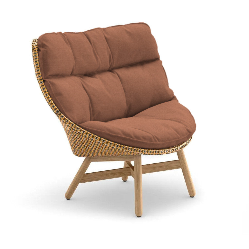 DEDON MBRACE Teak Hochlehner inkl. Gesamtauflage Dry Plus