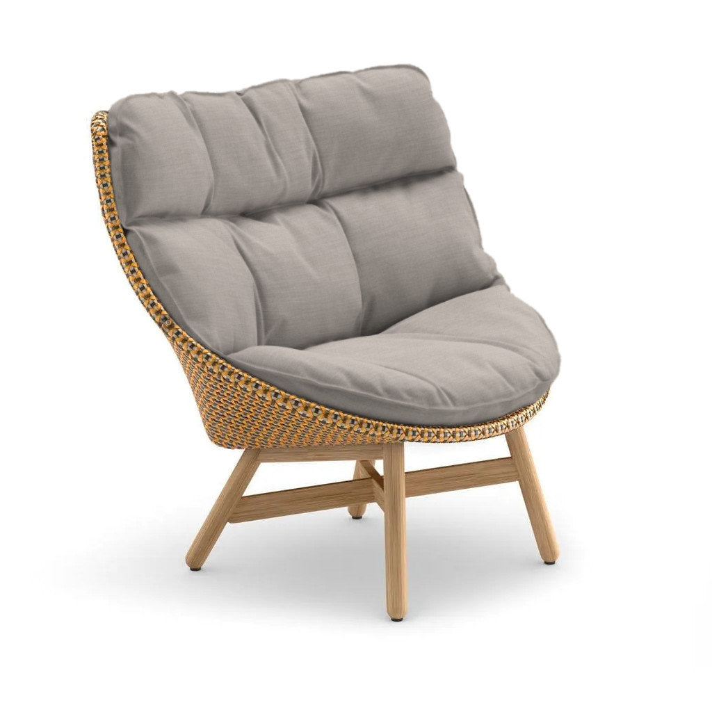 DEDON MBRACE Teak Hochlehner inkl. Gesamtauflage Dry Plus