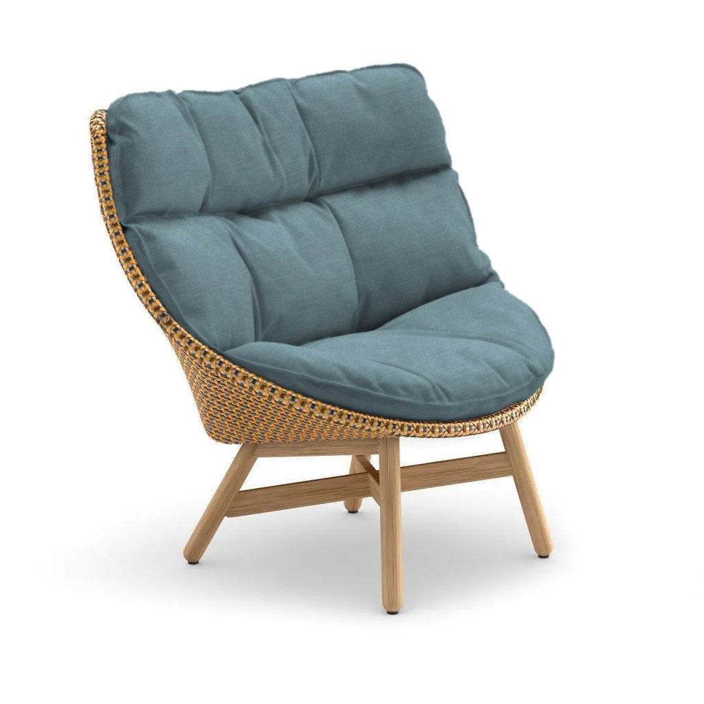 DEDON MBRACE Teak Hochlehner inkl. Gesamtauflage Dry Plus