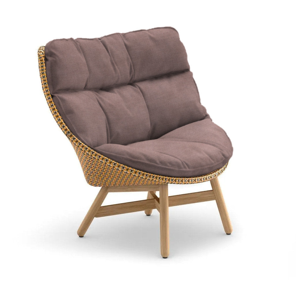 DEDON MBRACE Teak Hochlehner inkl. Gesamtauflage Dry Plus