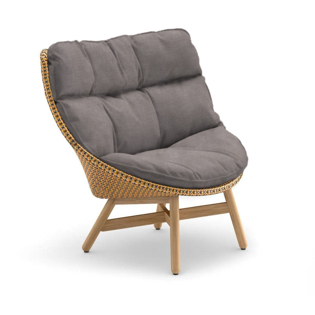 DEDON MBRACE Teak Hochlehner inkl. Gesamtauflage Dry Plus