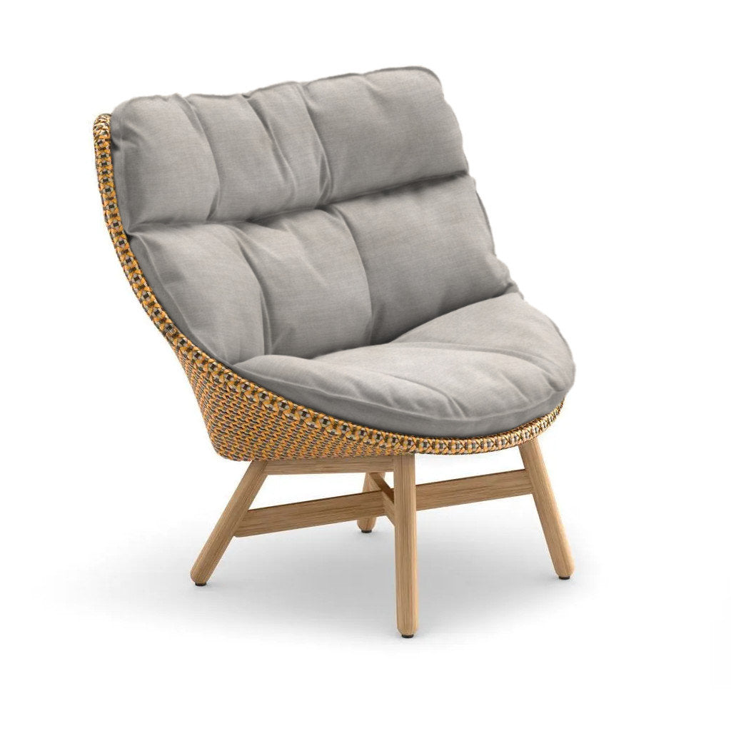 DEDON MBRACE Teak Hochlehner inkl. Gesamtauflage Dry Plus