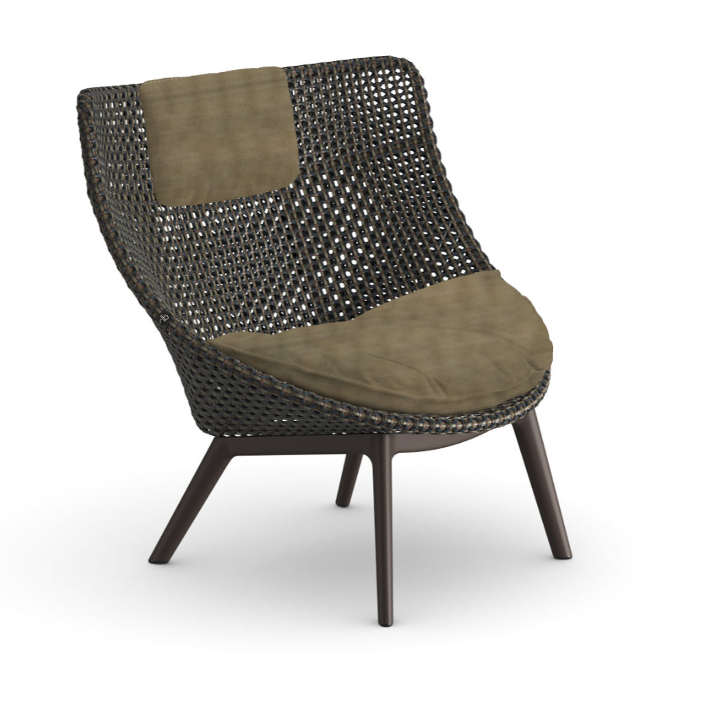 DEDON MBRACE ALU Hochlehner inkl. Sitz & Nackenkissen Dry Plus