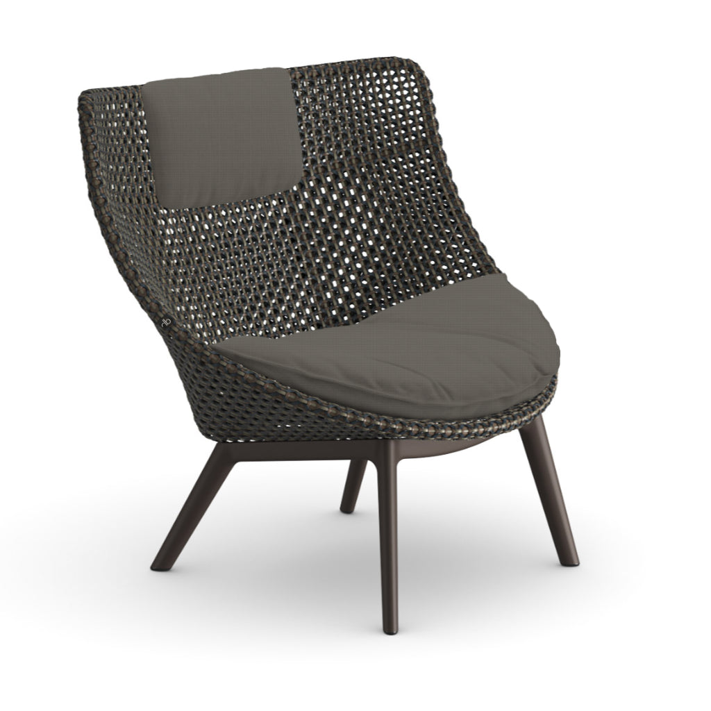 DEDON MBRACE ALU Hochlehner inkl. Sitz & Nackenkissen Dry Plus