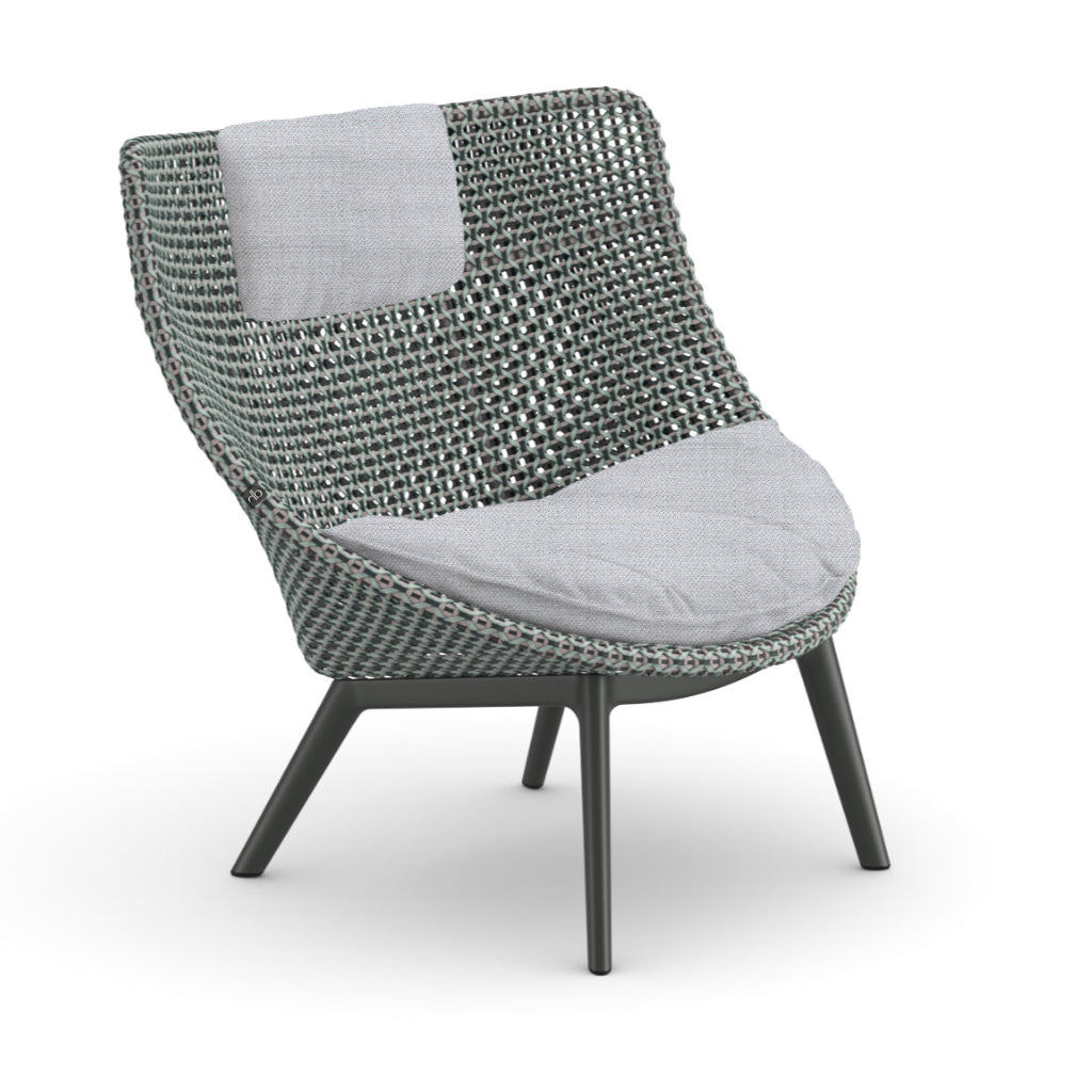 DEDON MBRACE ALU Hochlehner inkl. Sitz & Nackenkissen Dry Plus