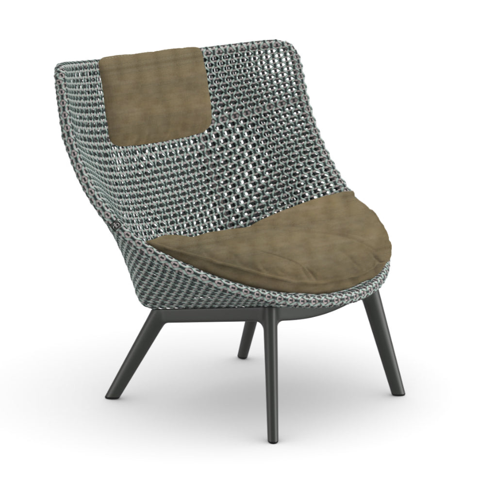 DEDON MBRACE ALU Hochlehner inkl. Sitz & Nackenkissen Dry Plus