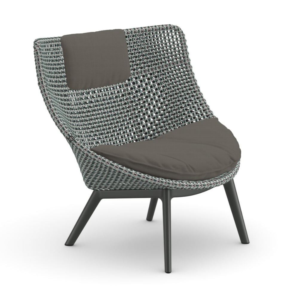 DEDON MBRACE ALU Hochlehner inkl. Sitz & Nackenkissen Dry Plus