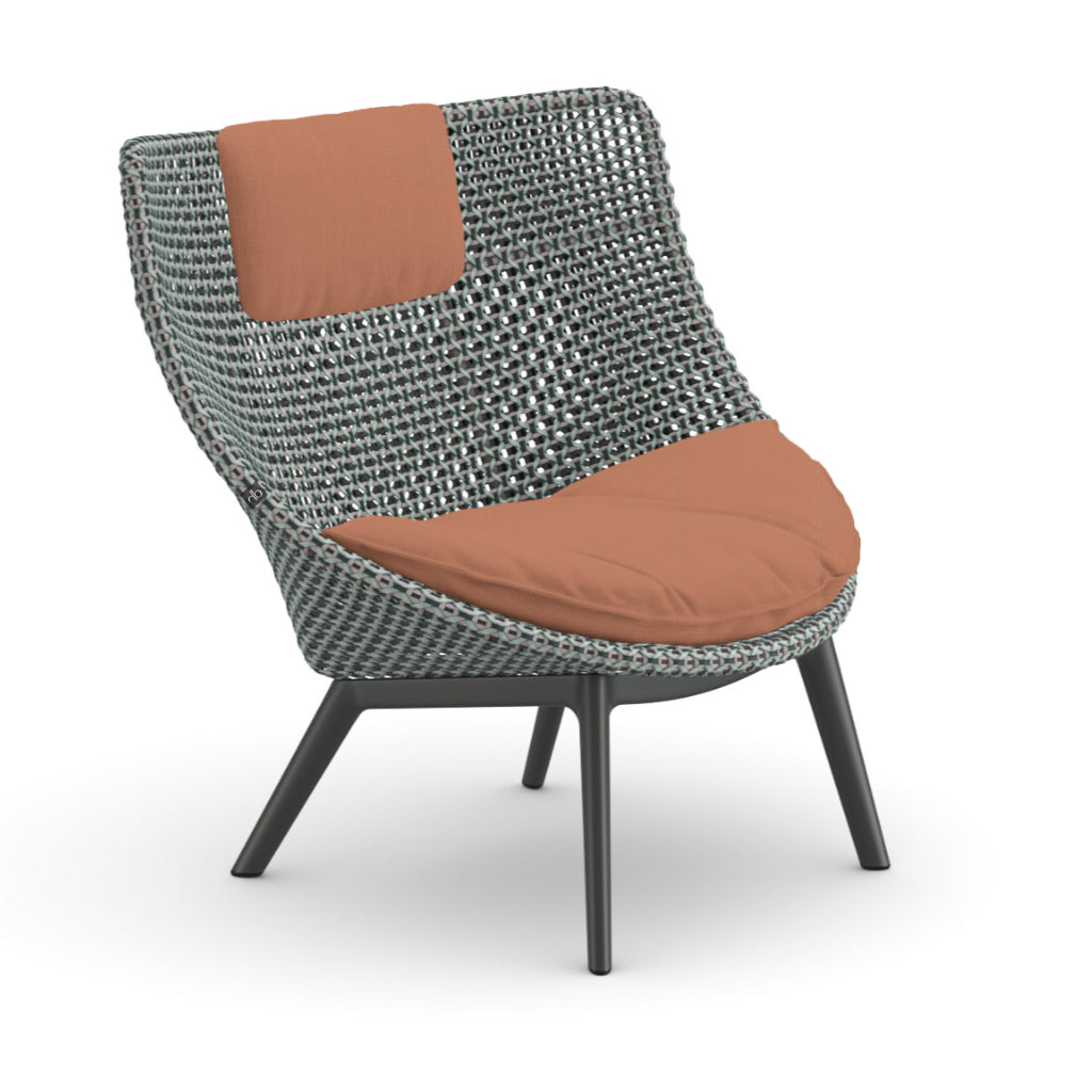 DEDON MBRACE ALU Hochlehner inkl. Sitz & Nackenkissen Dry Plus