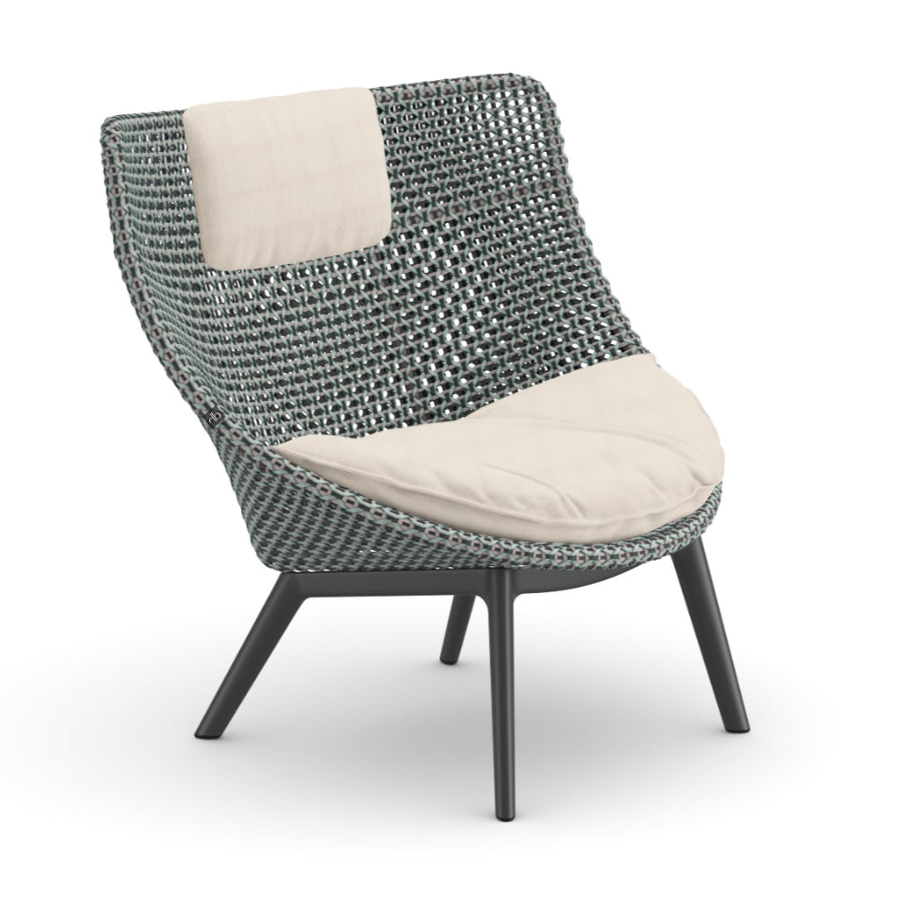 DEDON MBRACE ALU Hochlehner inkl. Sitz & Nackenkissen Dry Plus