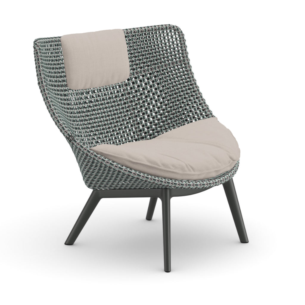 DEDON MBRACE ALU Hochlehner inkl. Sitz & Nackenkissen Dry Plus