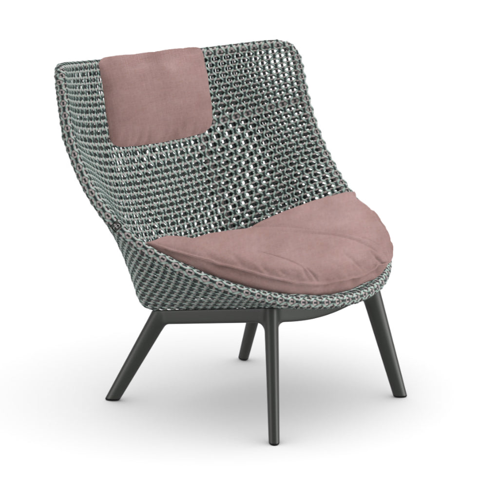 DEDON MBRACE ALU Hochlehner inkl. Sitz & Nackenkissen Dry Plus