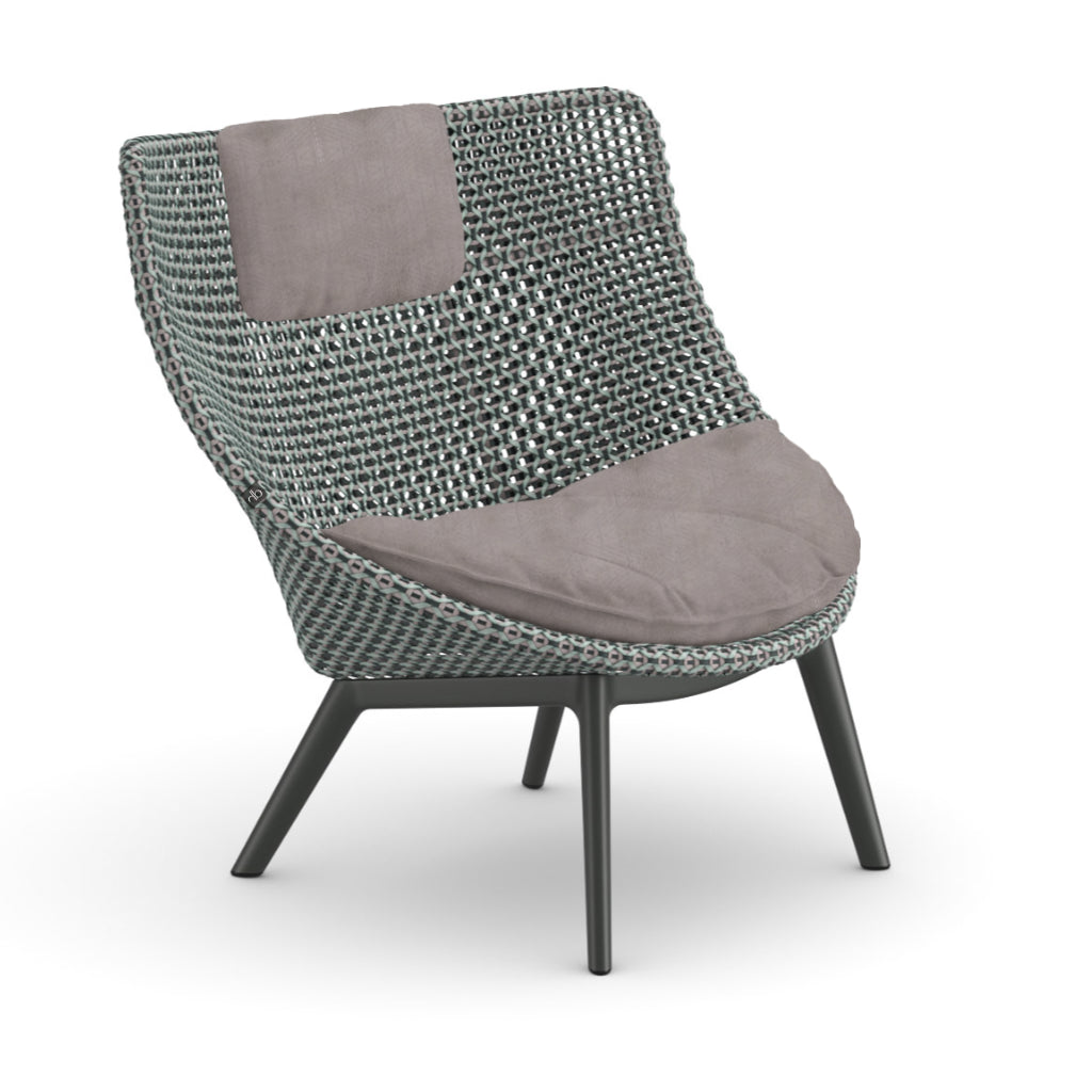 DEDON MBRACE ALU Hochlehner inkl. Sitz & Nackenkissen Dry Plus