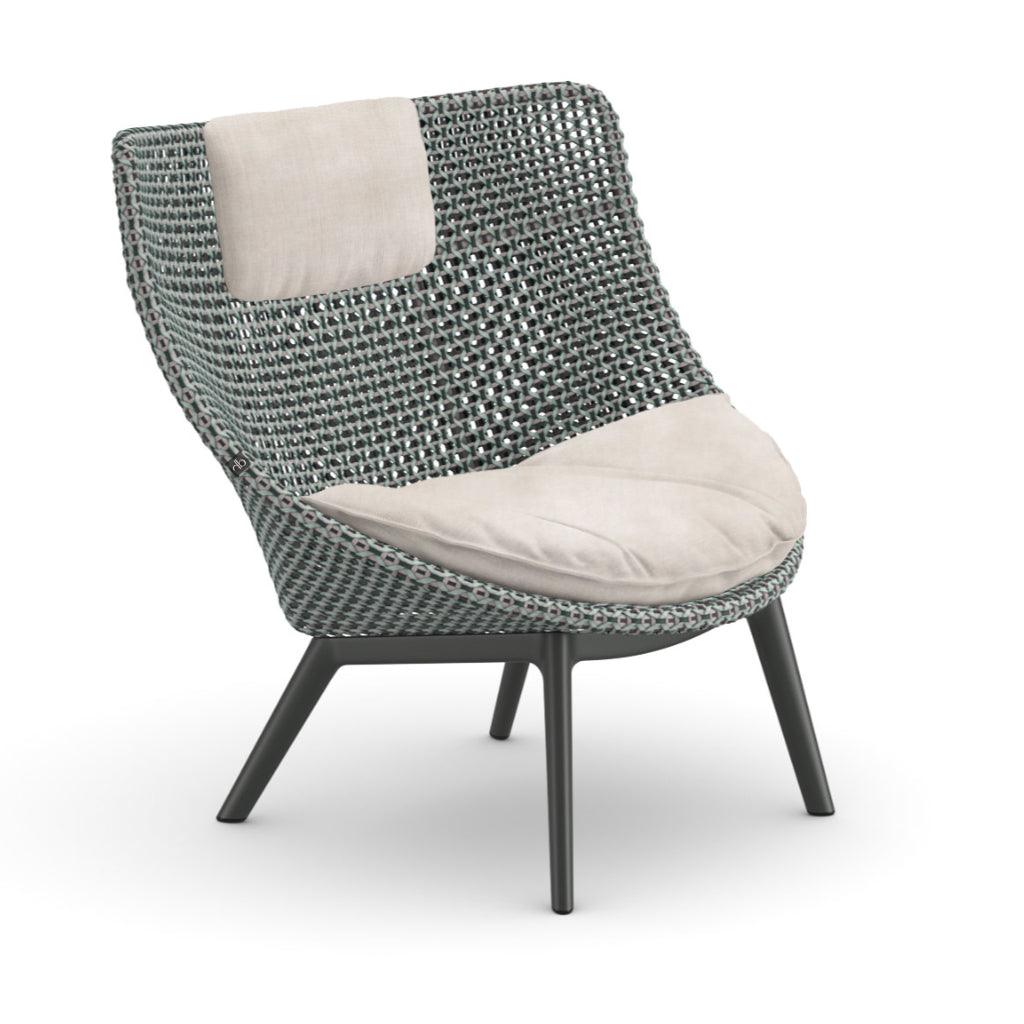 DEDON MBRACE ALU Hochlehner inkl. Sitz & Nackenkissen Dry Plus