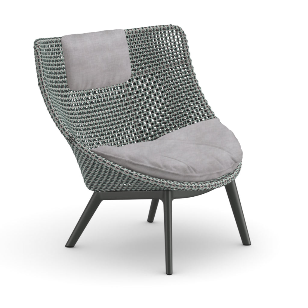 DEDON MBRACE ALU Hochlehner inkl. Sitz & Nackenkissen Dry Plus