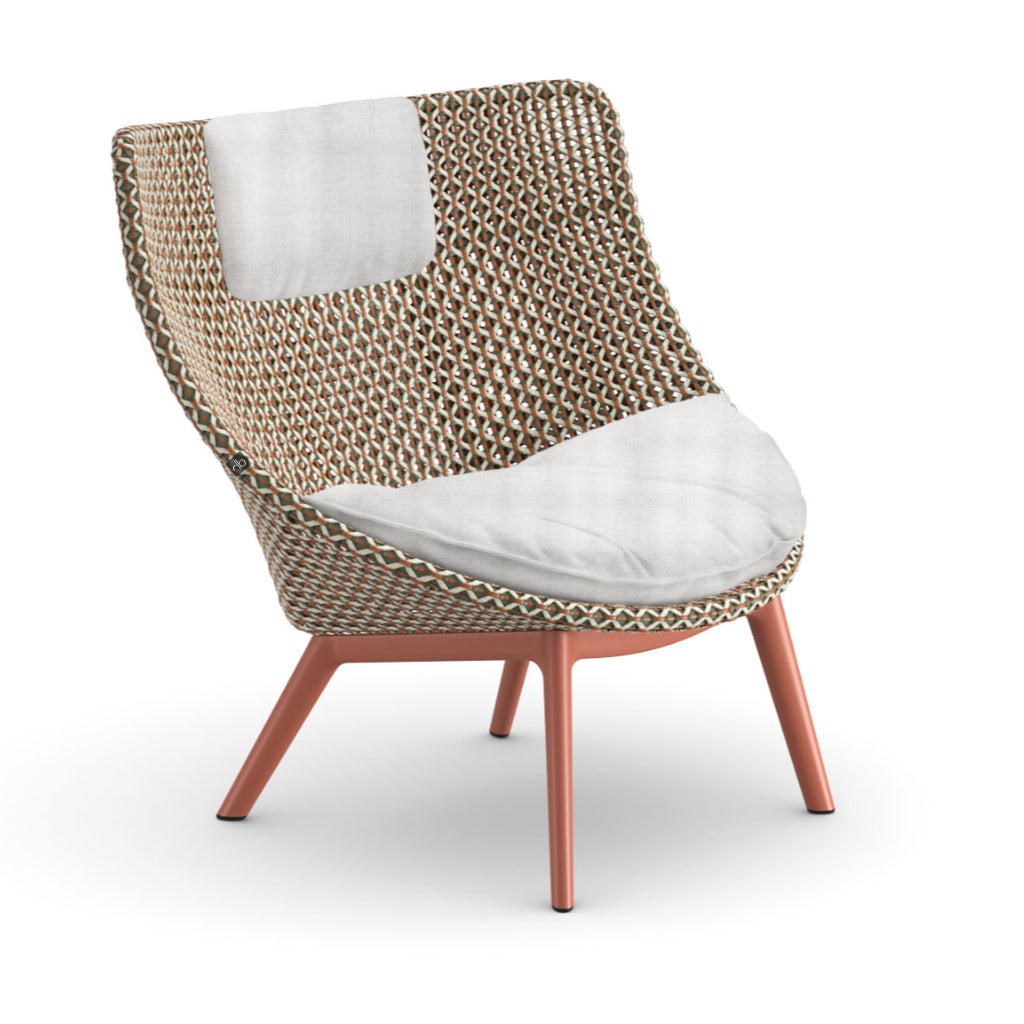 DEDON MBRACE ALU Hochlehner inkl. Sitz & Nackenkissen Dry Plus