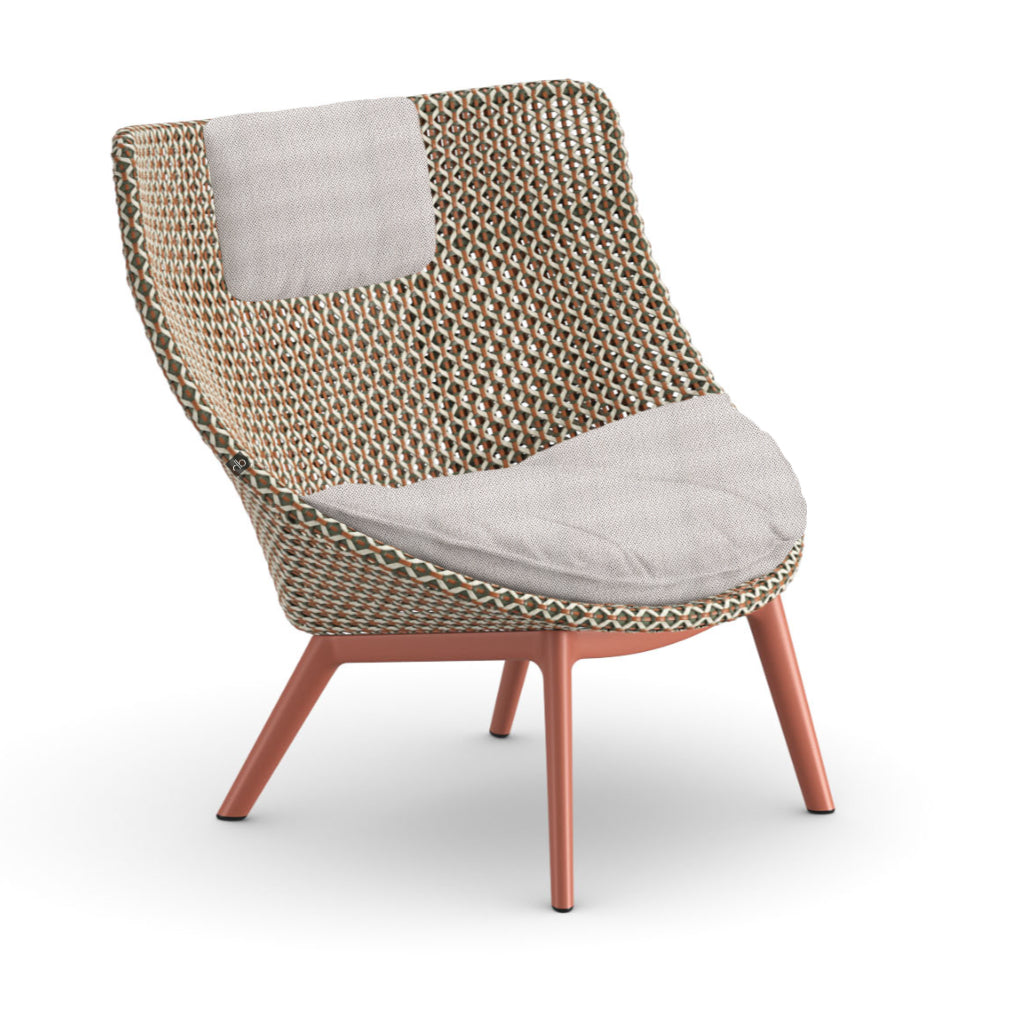 DEDON MBRACE ALU Hochlehner inkl. Sitz & Nackenkissen Dry Plus