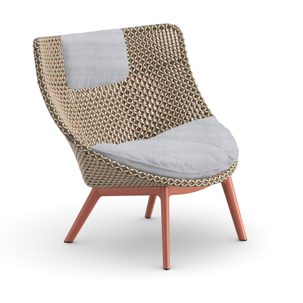 DEDON MBRACE ALU Hochlehner inkl. Sitz & Nackenkissen Dry Plus