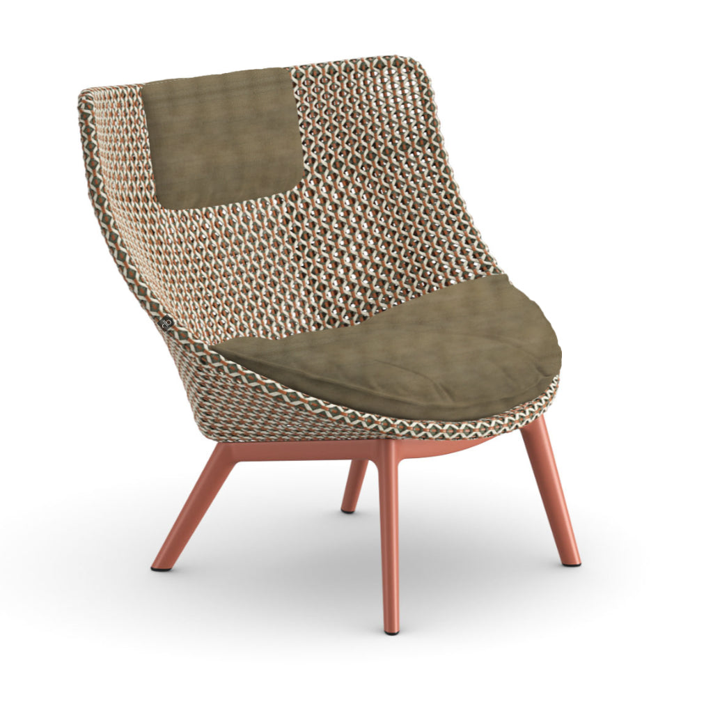 DEDON MBRACE ALU Hochlehner inkl. Sitz & Nackenkissen Dry Plus