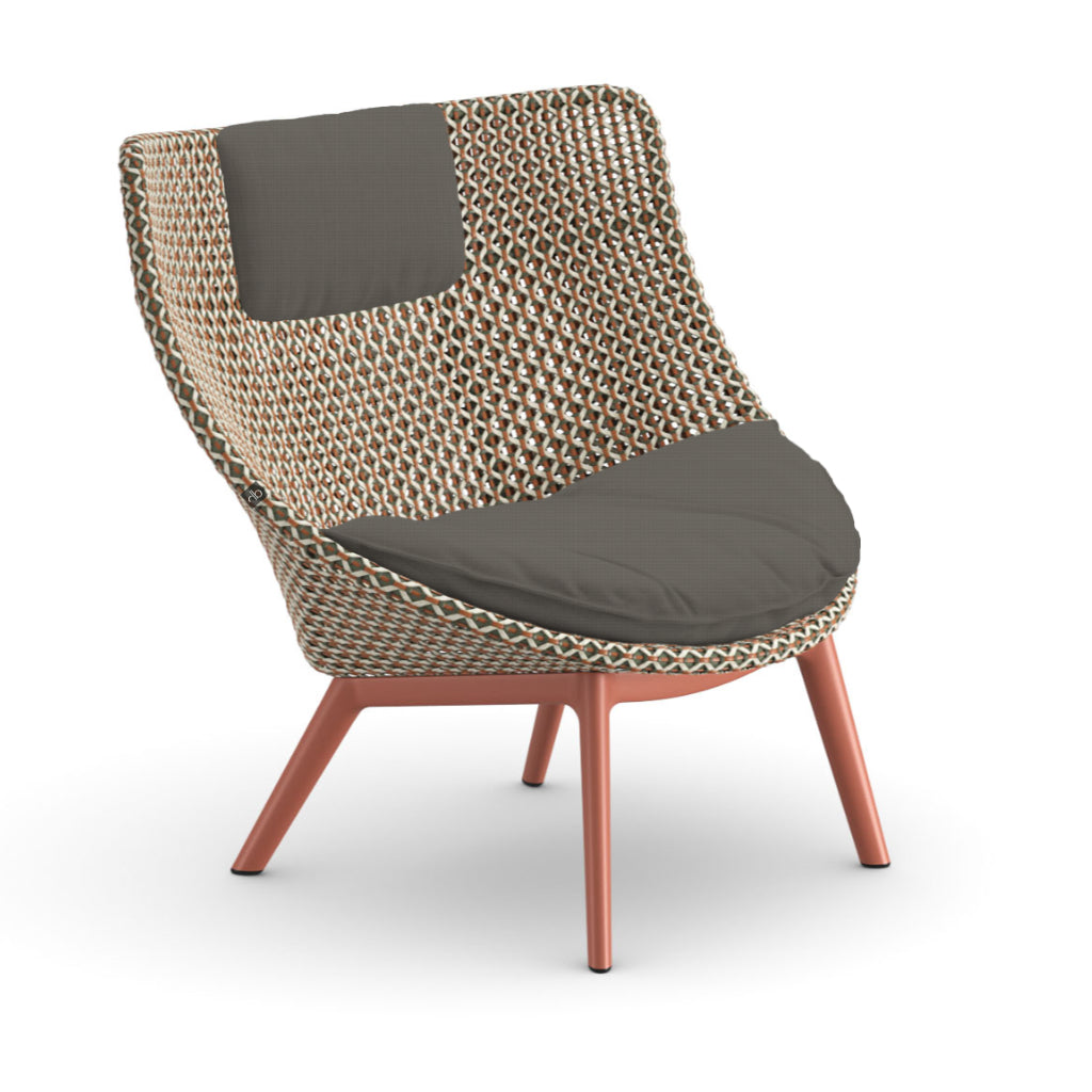 DEDON MBRACE ALU Hochlehner inkl. Sitz & Nackenkissen Dry Plus