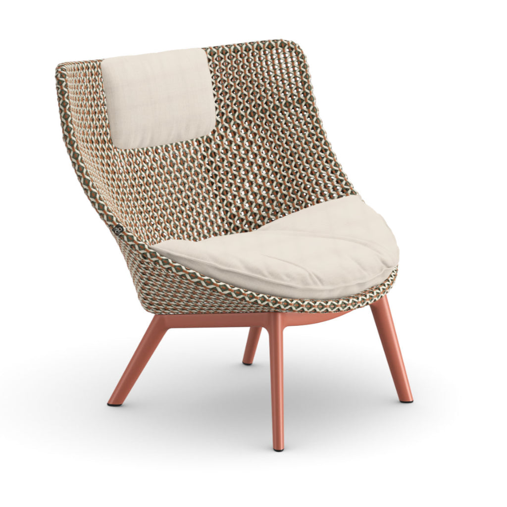 DEDON MBRACE ALU Hochlehner inkl. Sitz & Nackenkissen Dry Plus