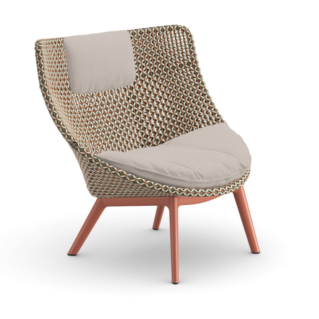 DEDON MBRACE ALU Hochlehner inkl. Sitz & Nackenkissen Dry Plus