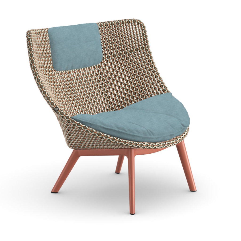 DEDON MBRACE ALU Hochlehner inkl. Sitz & Nackenkissen Dry Plus