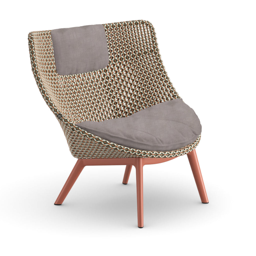 DEDON MBRACE ALU Hochlehner inkl. Sitz & Nackenkissen Dry Plus