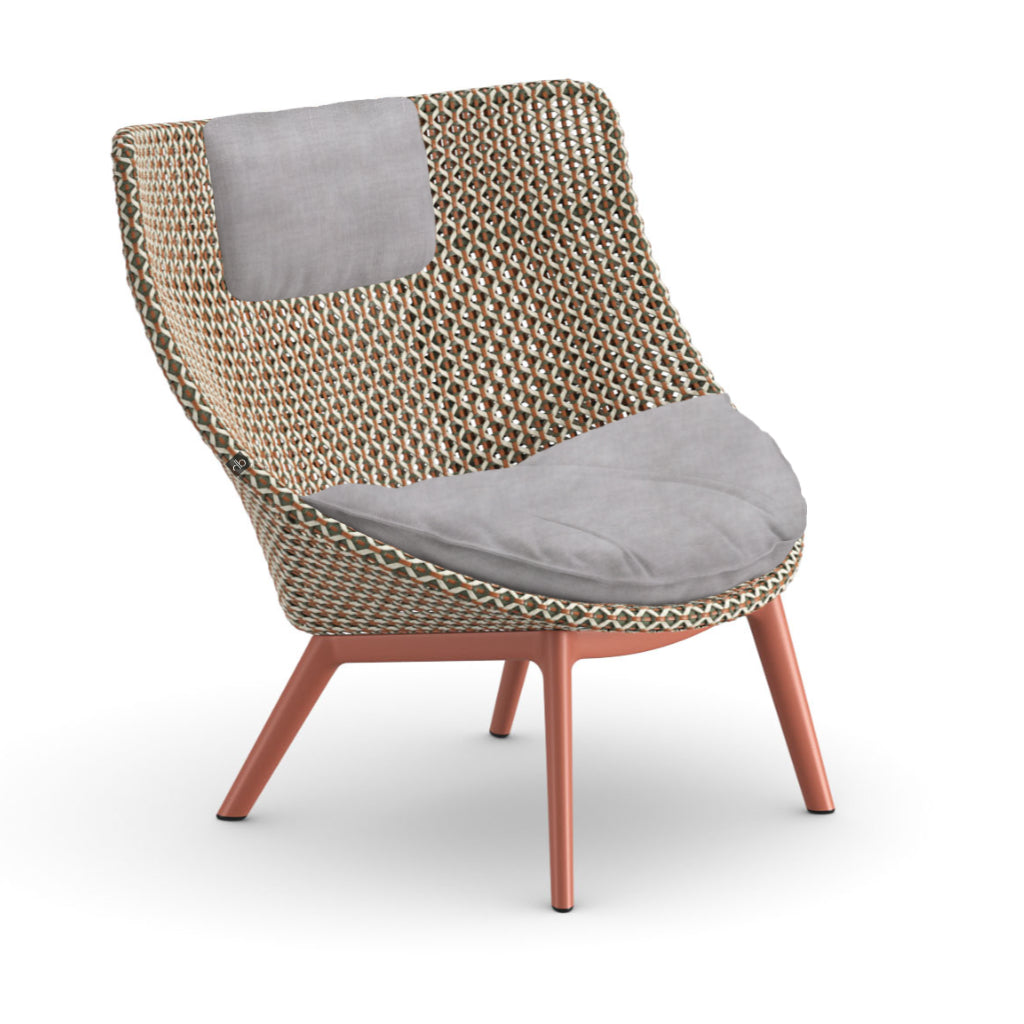 DEDON MBRACE ALU Hochlehner inkl. Sitz & Nackenkissen Dry Plus