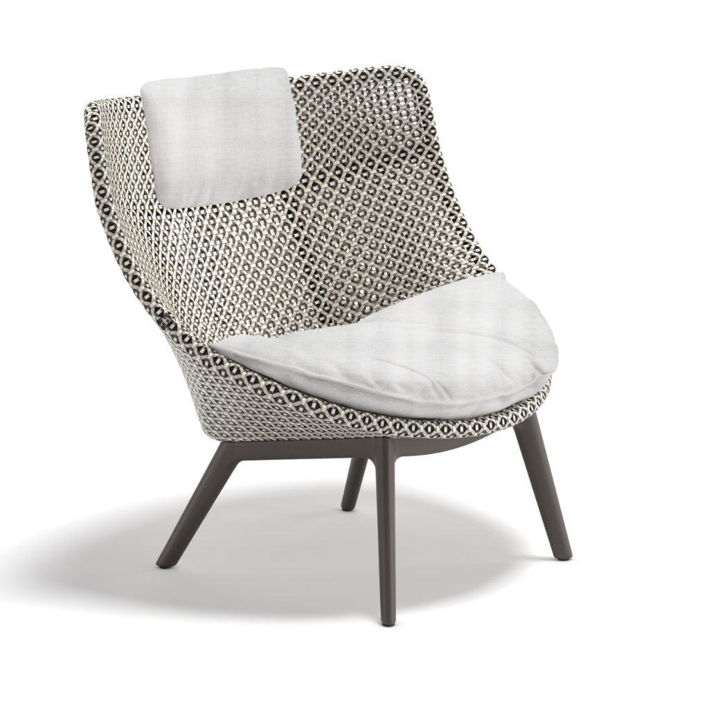 DEDON MBRACE ALU Hochlehner inkl. Sitz & Nackenkissen Dry Plus