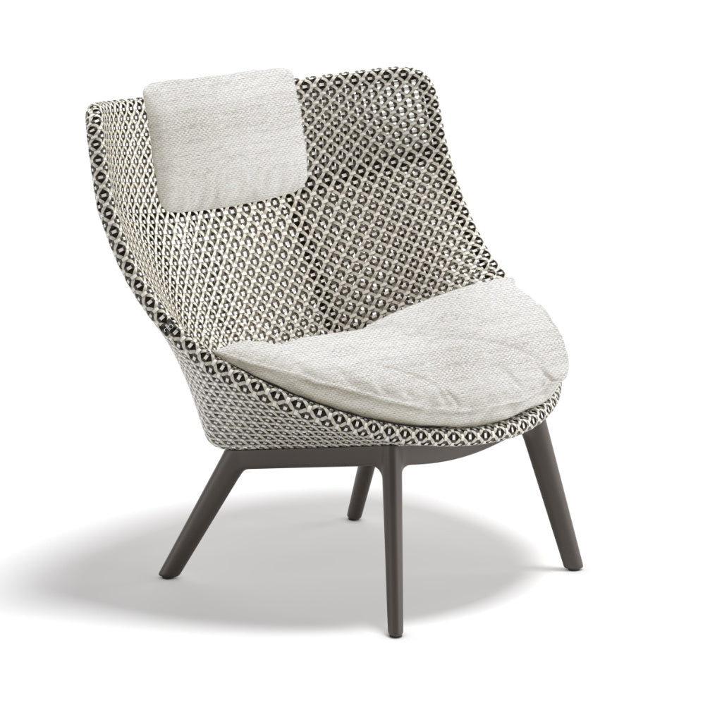 DEDON MBRACE ALU Hochlehner inkl. Sitz & Nackenkissen Dry Plus