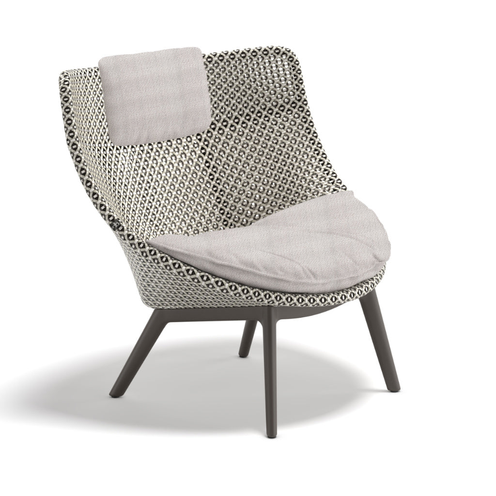 DEDON MBRACE ALU Hochlehner inkl. Sitz & Nackenkissen Dry Plus