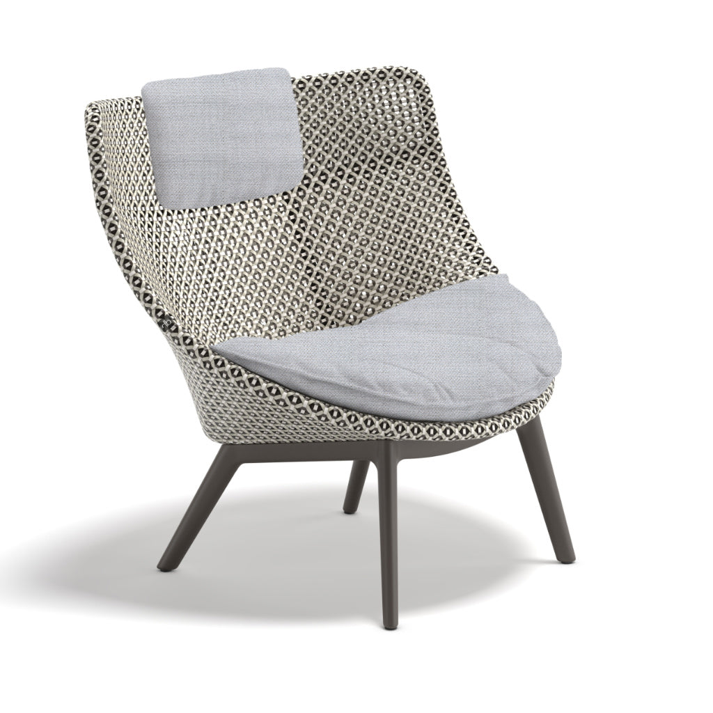 DEDON MBRACE ALU Hochlehner inkl. Sitz & Nackenkissen Dry Plus