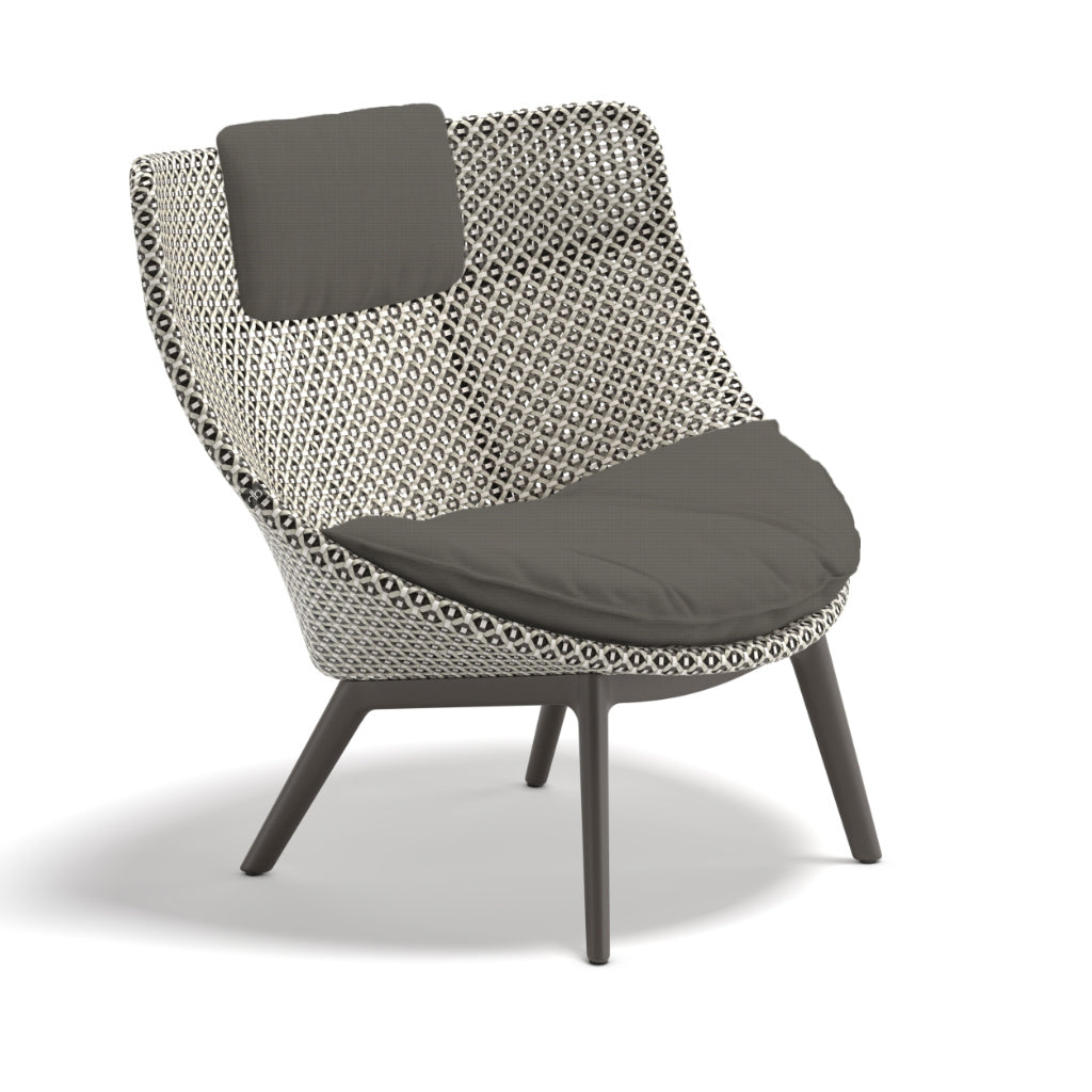 DEDON MBRACE ALU Hochlehner inkl. Sitz & Nackenkissen Dry Plus