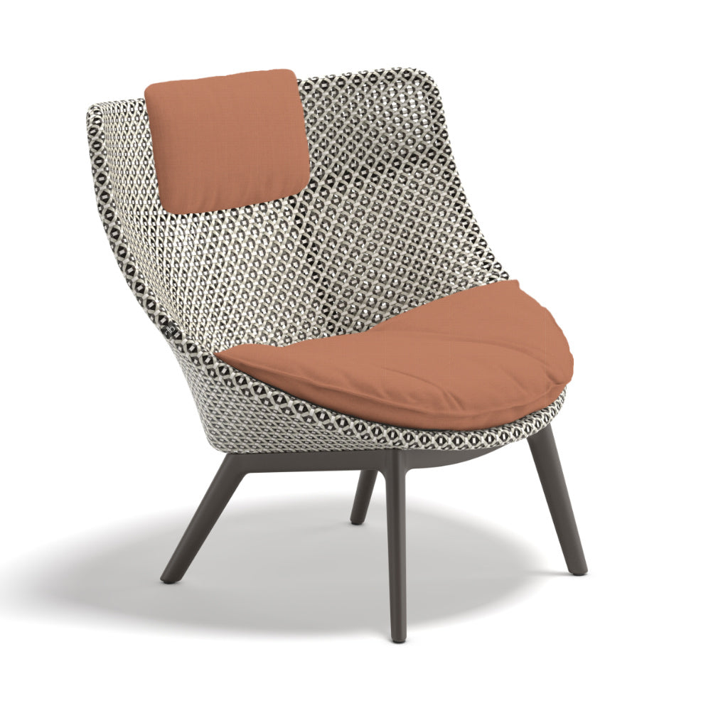 DEDON MBRACE ALU Hochlehner inkl. Sitz & Nackenkissen Dry Plus