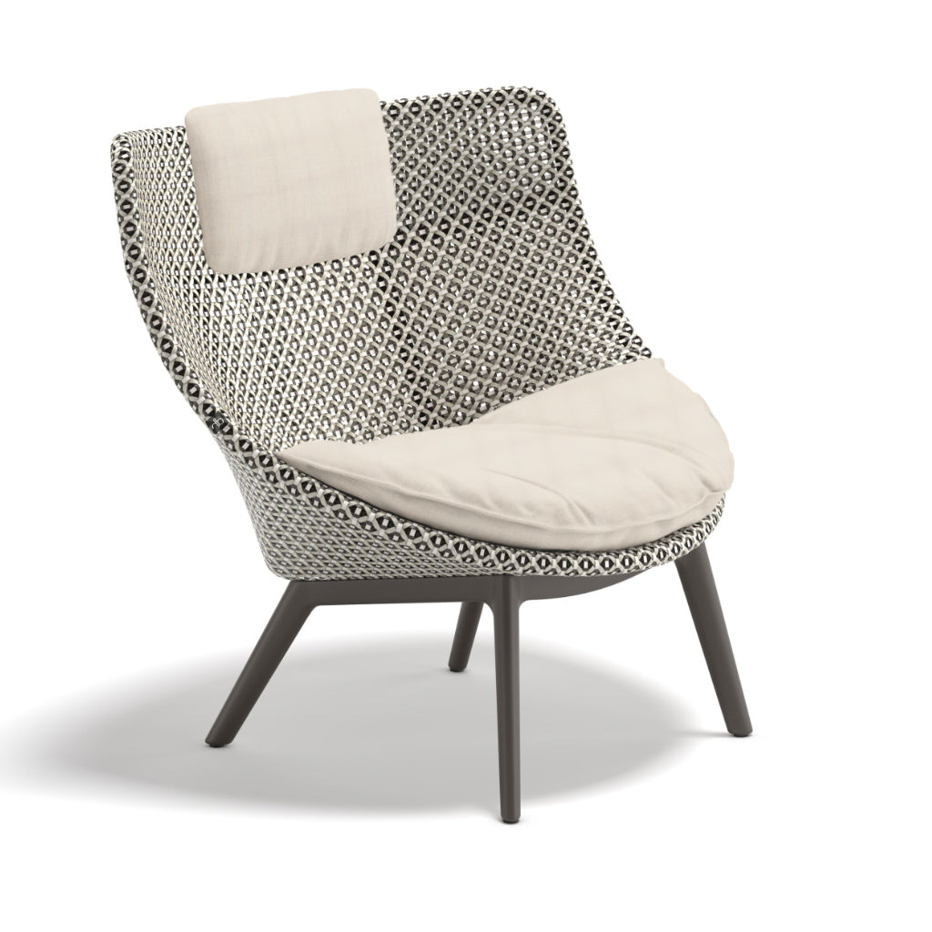 DEDON MBRACE ALU Hochlehner inkl. Sitz & Nackenkissen Dry Plus