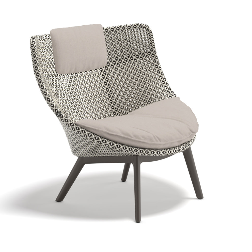 DEDON MBRACE ALU Hochlehner inkl. Sitz & Nackenkissen Dry Plus